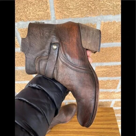 Felmini leather ankle boots 41/9.5 - Picture 8 of 16